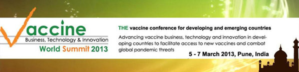 Vaccine World Summit India 2013 印度全球疫苗高峰會(huì)2013