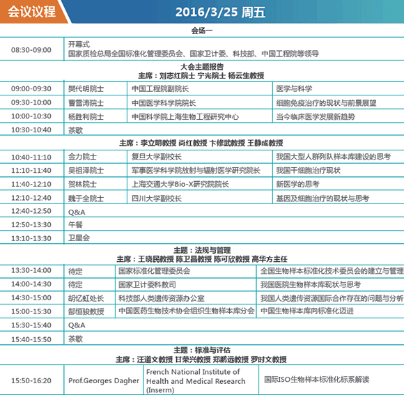 第八屆中國生物樣本庫標準化建設與應用研討會通知