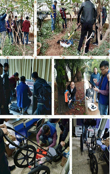 點(diǎn)將科技技術(shù)人員在林科院資昆所進(jìn)行TRU樹木雷達(dá)檢測(cè)系統(tǒng)培訓(xùn)和指導(dǎo)使用